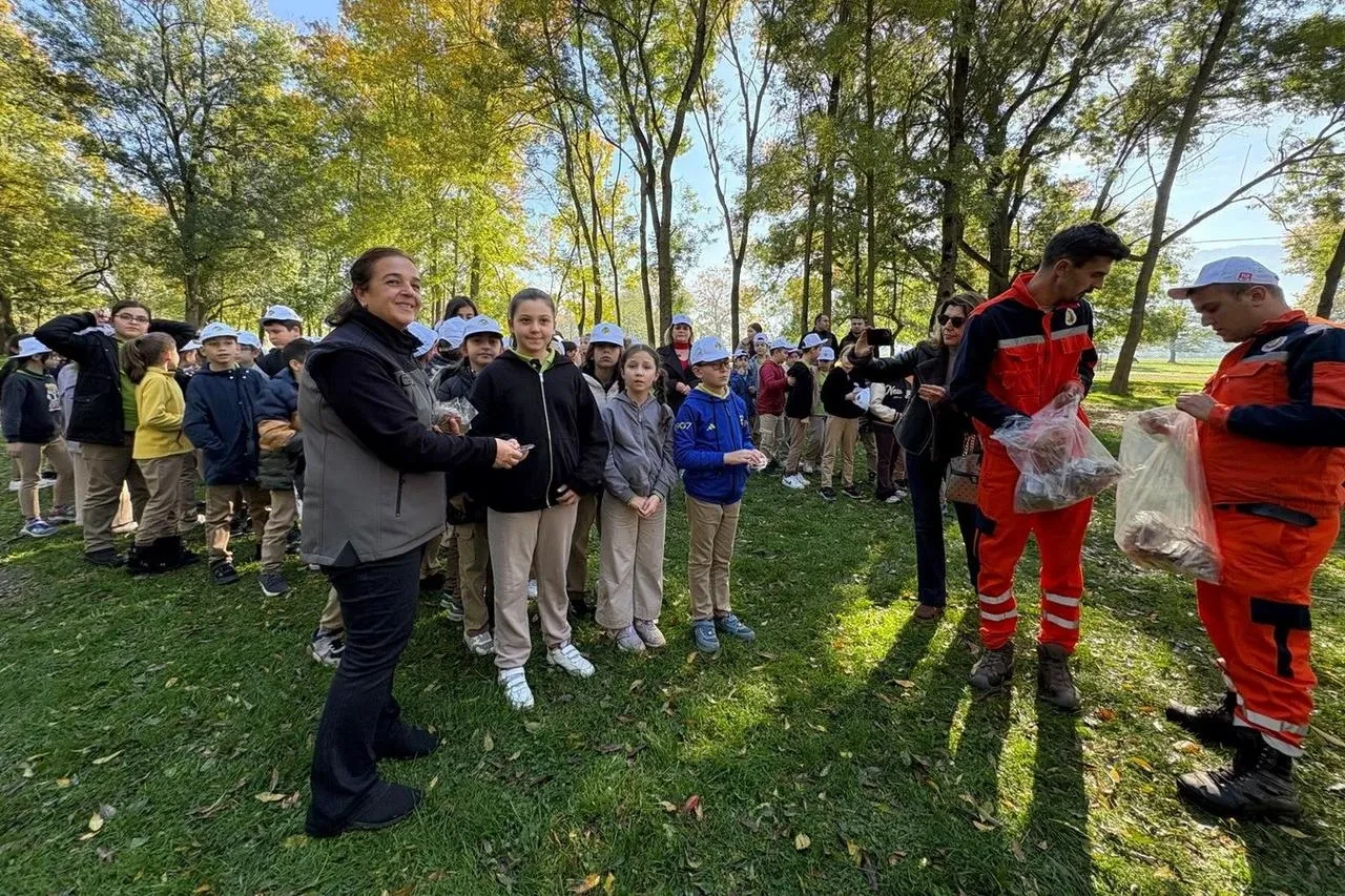 Gölyaka'da orman yangınlarına karşı öğrenciler ve öğretmenler bilinçlendirildi
