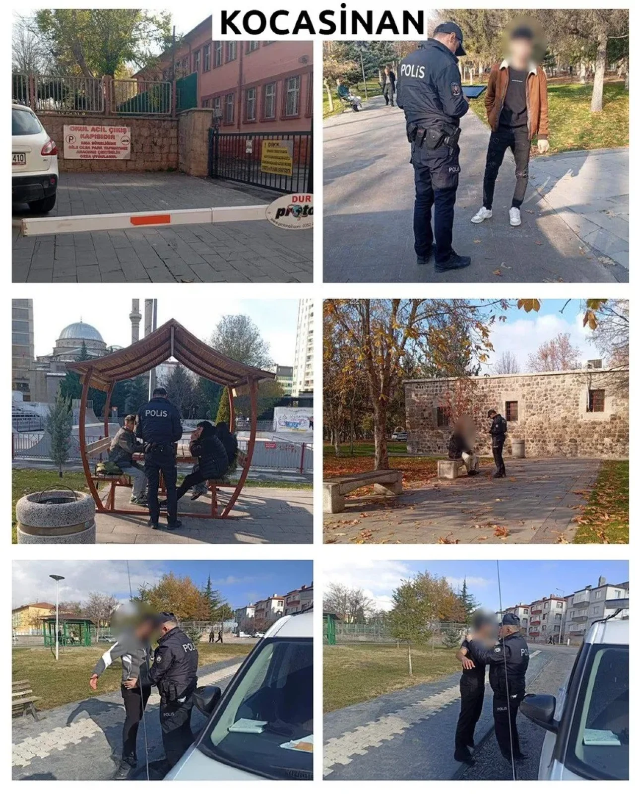 Kayseri'de okul önlerinde güvenlik önlemleri kapsamında 321 şahıs sorgulandı