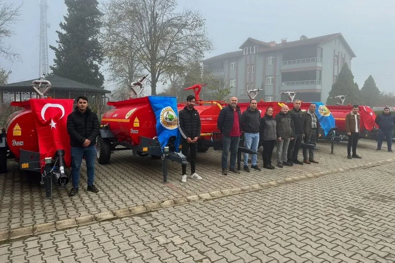 Gölyaka’da köylülere yangın söndürme için su tankeri kredisi tahsis edildi