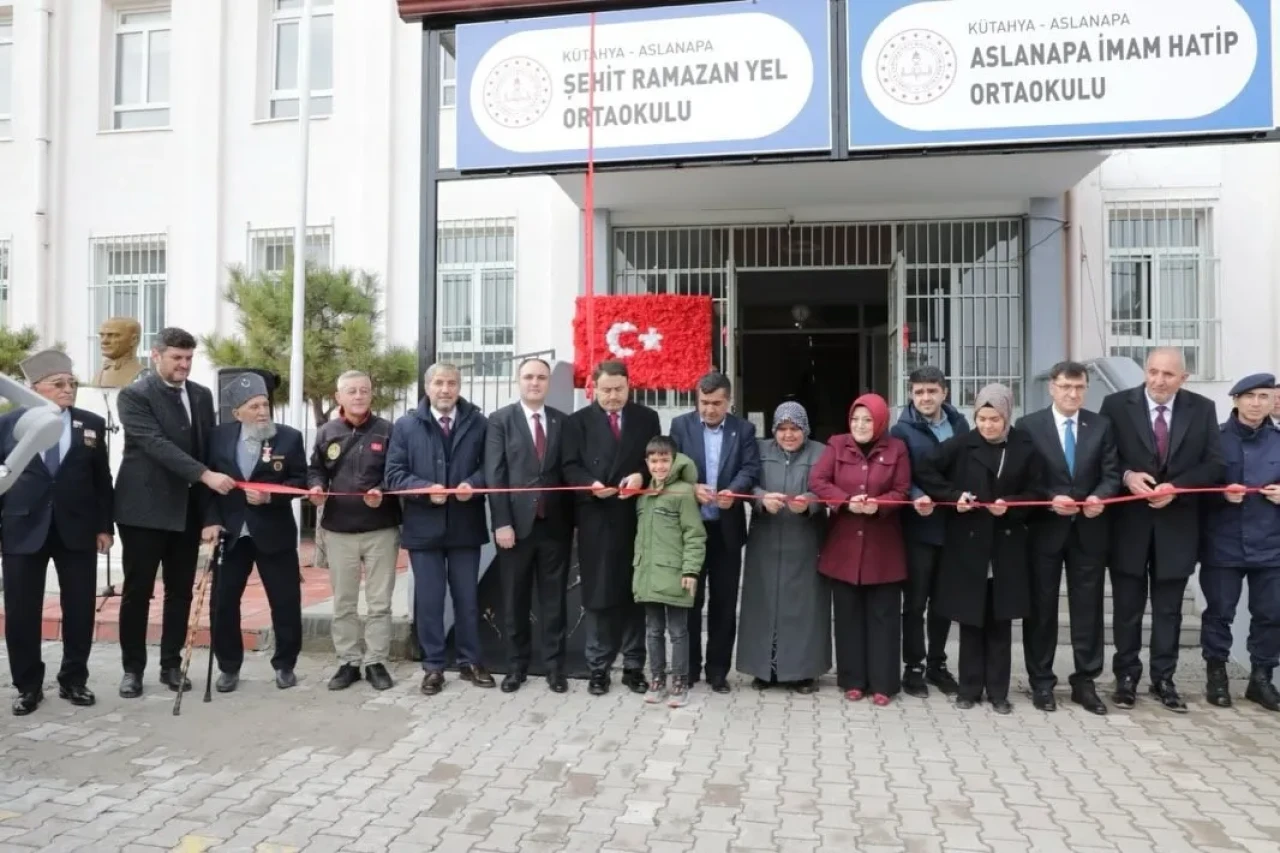 Aslanapa’da şehit Ramazan Yel’in adı eğitim kurumunda yaşatılacak