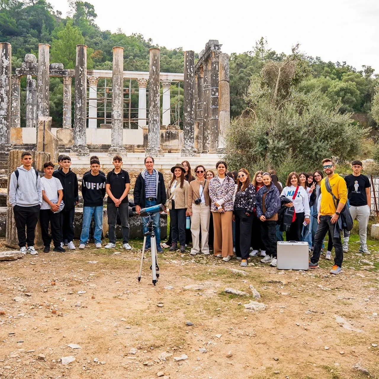 Milas Euromos’ta Türkiye’nin ilk antik astronomi buluşması gerçekleştirildi