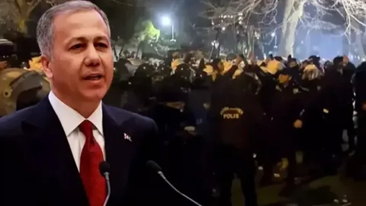 9 ilde eylemler sonrası 343 gözaltı: İçişleri Bakanı Yerlikaya açıklama yaptı