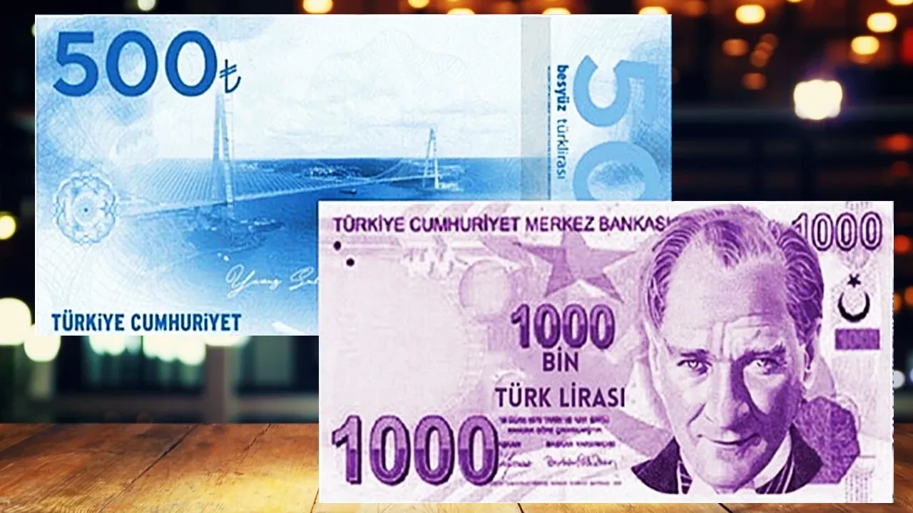 Yeni banknotlar için tarih verildi: 500 tl ve 1000 tl banknotlar yolda