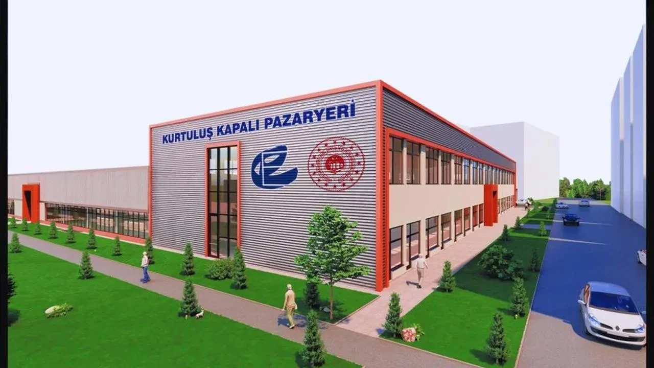 Kurtuluş Mahallesi'ne modern kapalı pazar yeri geliyor
