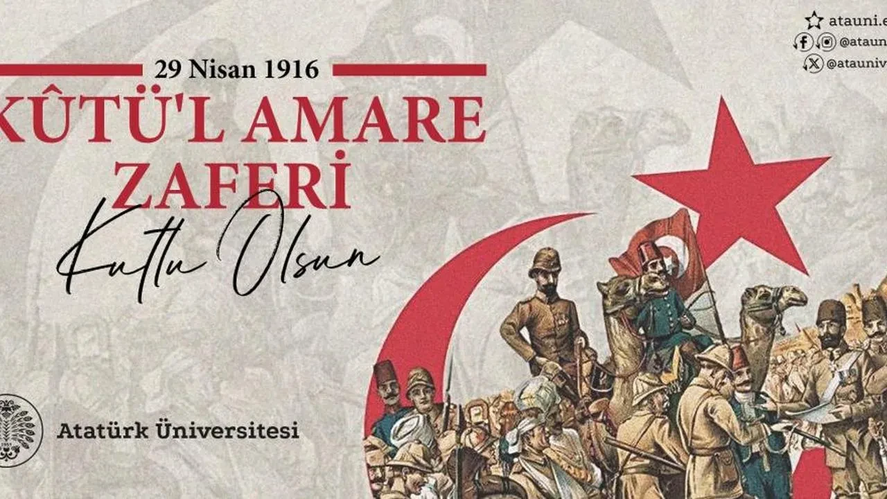 Rektör hacımüftüoğlu: Kûtü’l Amare Zaferinin 109. yıl dönümü kutlu olsun
