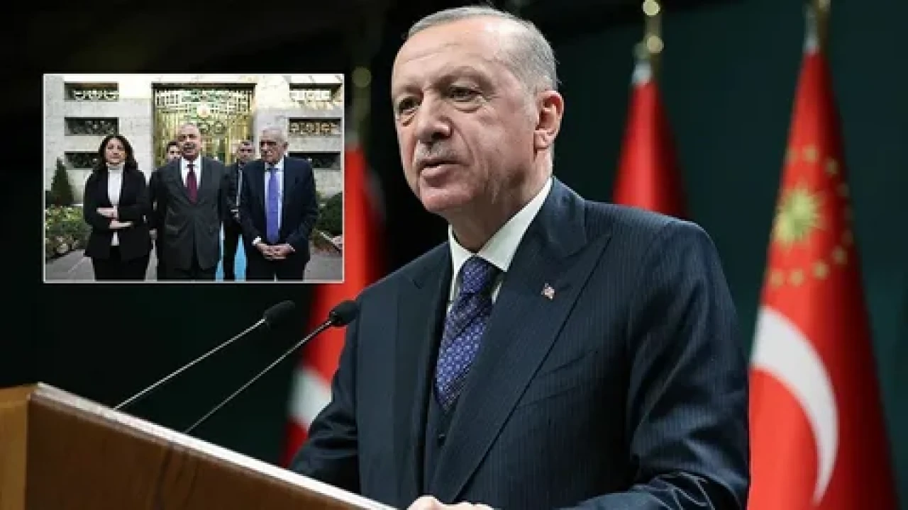 DEM heyeti, Cumhurbaşkanı Erdoğan ile Beştepe'de görüşecek