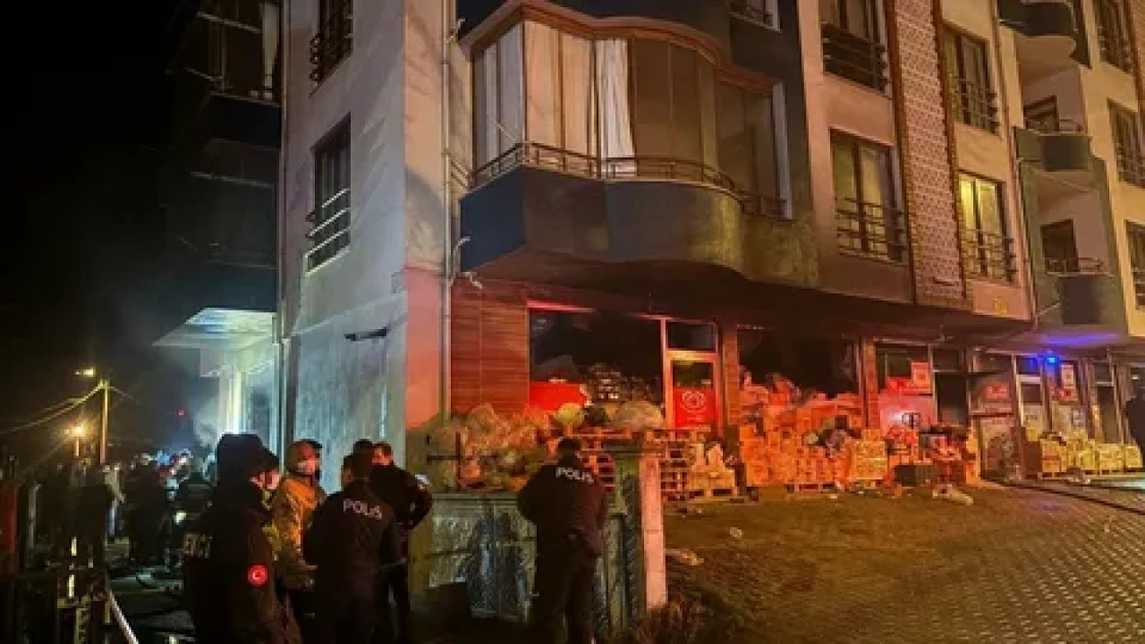 Konya'da market yangını: 5 yaşındaki Muhammed Kaan hayatını kaybetti