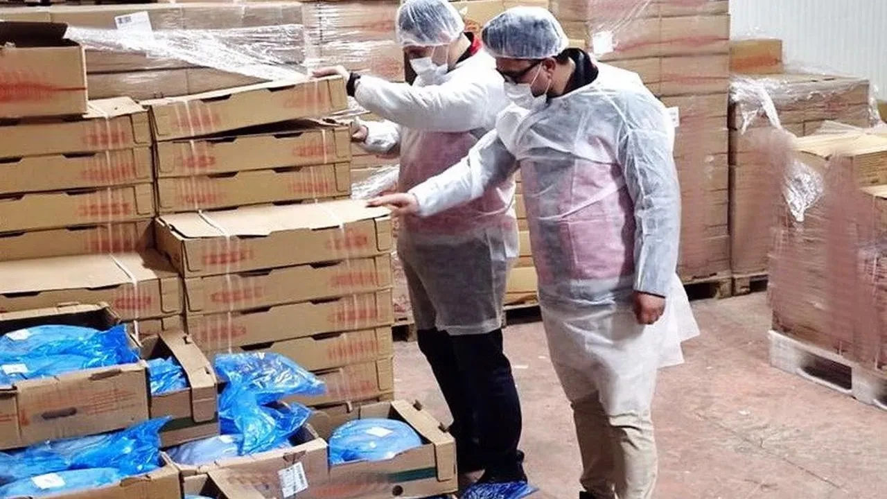 Kanatlı eti parçalama tesisinde denetim yapıldı: Adıyaman'da ekipler tesisi kontrol etti