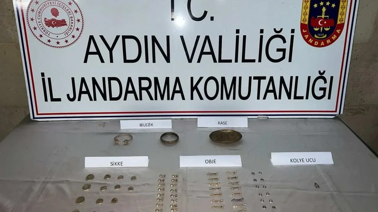 Aydın'da şok baskın: 3,5 milyon TL'lik tarihi eserler ele geçirildi