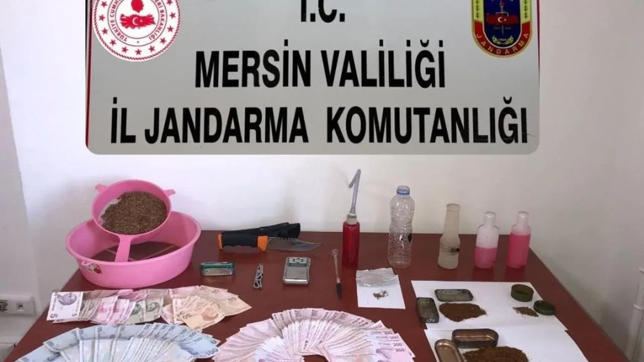 Mersin'in Aydıncık ilçesinde uyuşturucu taciri yakalandı