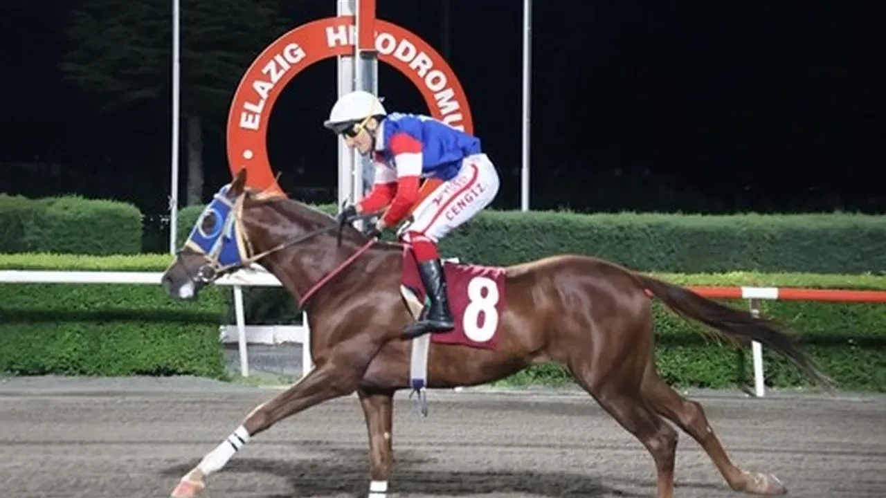 Elazığ Hipodromu'nda Jandarma koşusunu Ahmet Ağa kazandı