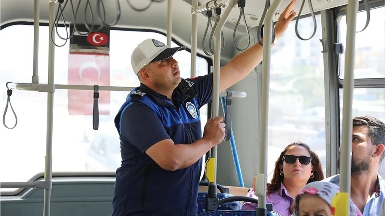 Hatay'da toplu taşıma araçları klima kontrolünden geçti