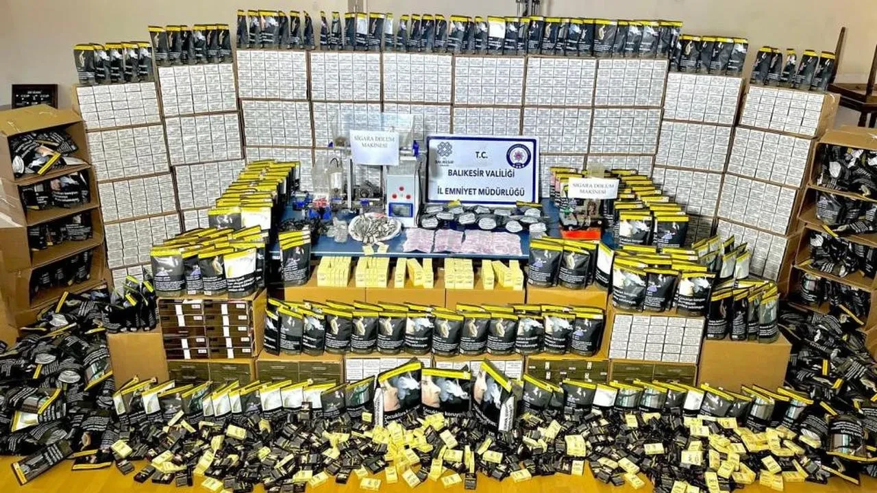 Gönen'de kaçak tütün operasyonu: 5 şüpheli gözaltında