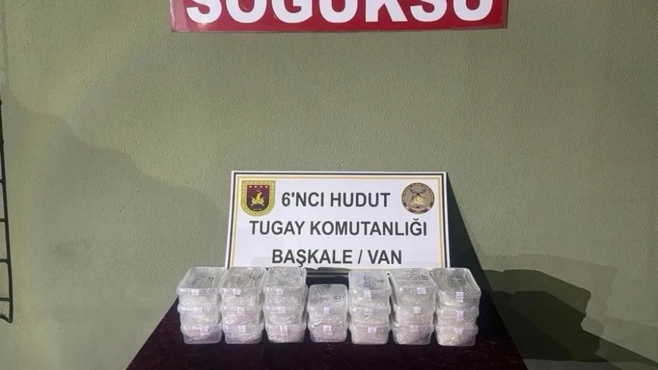 Van'da uyuşturucu operasyonu: 22 kilo madde ele geçirildi