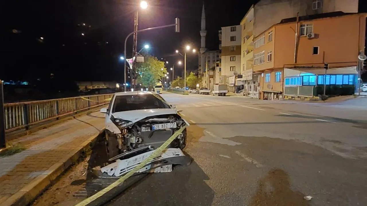 Giresun’da trafik kazası: 2 ölü, 3 yaralı