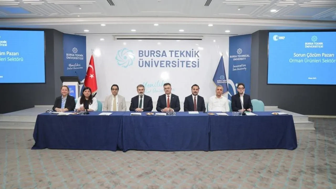 Bursa Teknik Üniversitesi, orman sektörüne çözüm önerileri sunmak için sektör temsilcileriyle buluştu