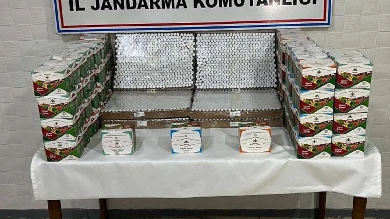 Ağrı'da jandarmadan kaçak botoks ilacı ve elektronik sigara operasyonu