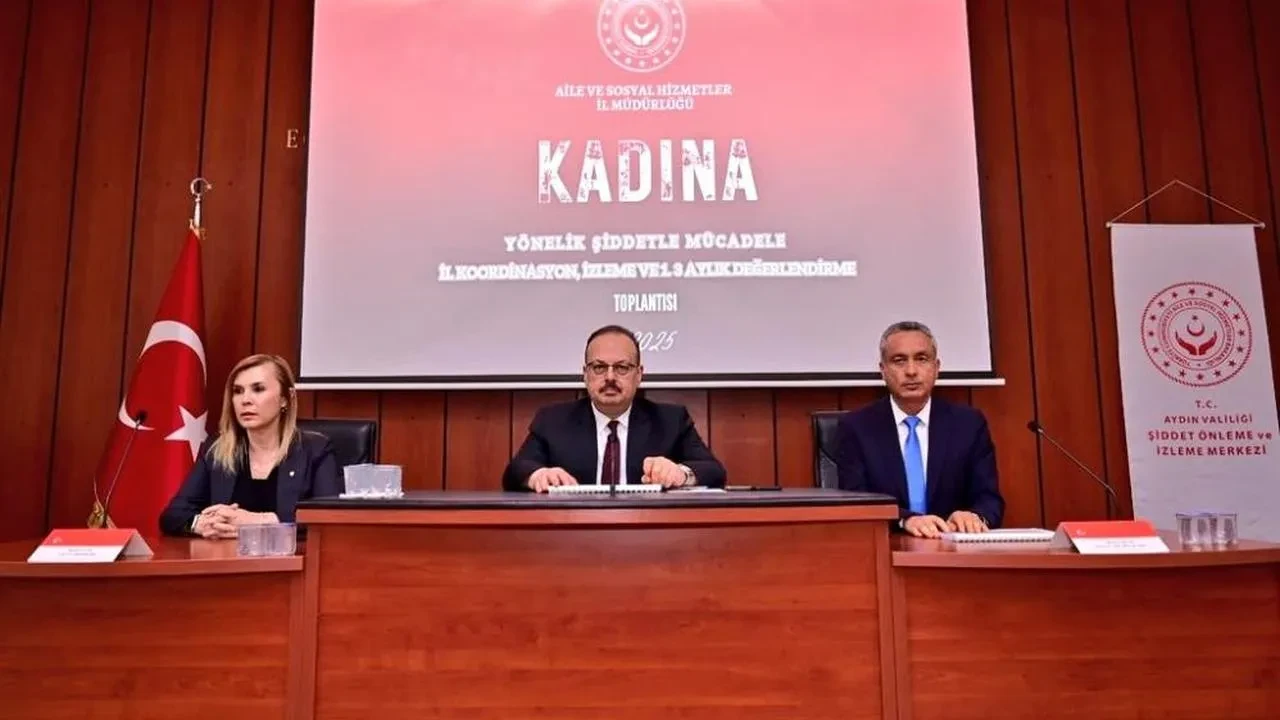 Aydın’da kadına yönelik şiddetle mücadele il koordinasyon toplantısı gerçekleştirildi