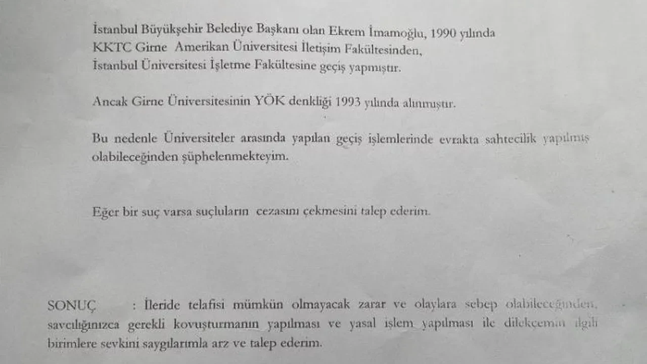Ozan Özcan: İmamoğlu'nun diplomasındaki usulsüzlük iddiaları ve aldığı tehditler!