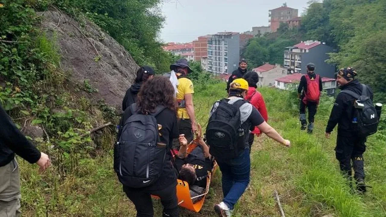 Giresun'da Atak'tan doğada sınırları zorlayan arama kurtarma eğitimi