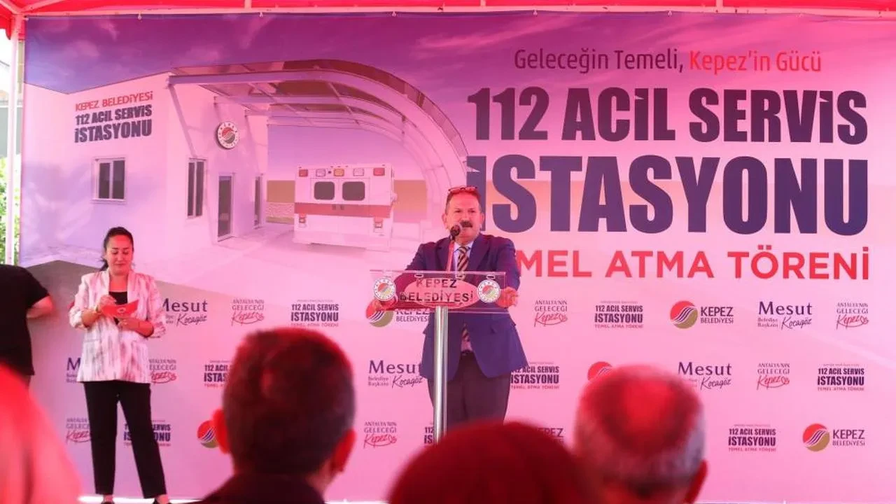 Kepez'de Yeni 112 Acil Sağlık İstasyonu'nun Temeli Atıldı