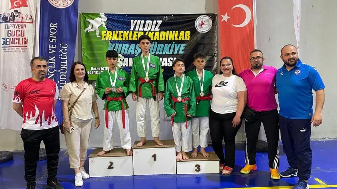 Hakkarili sporculardan Türkiye şampiyonalarında büyük başarı