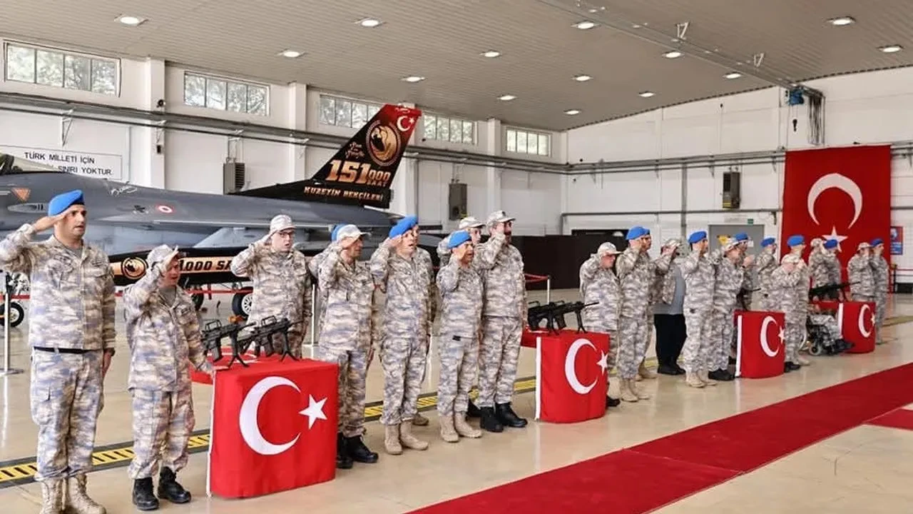 Merzifon 5. Ana jet üssü’nde engelliler bir günlük temsili askerlik yaptı