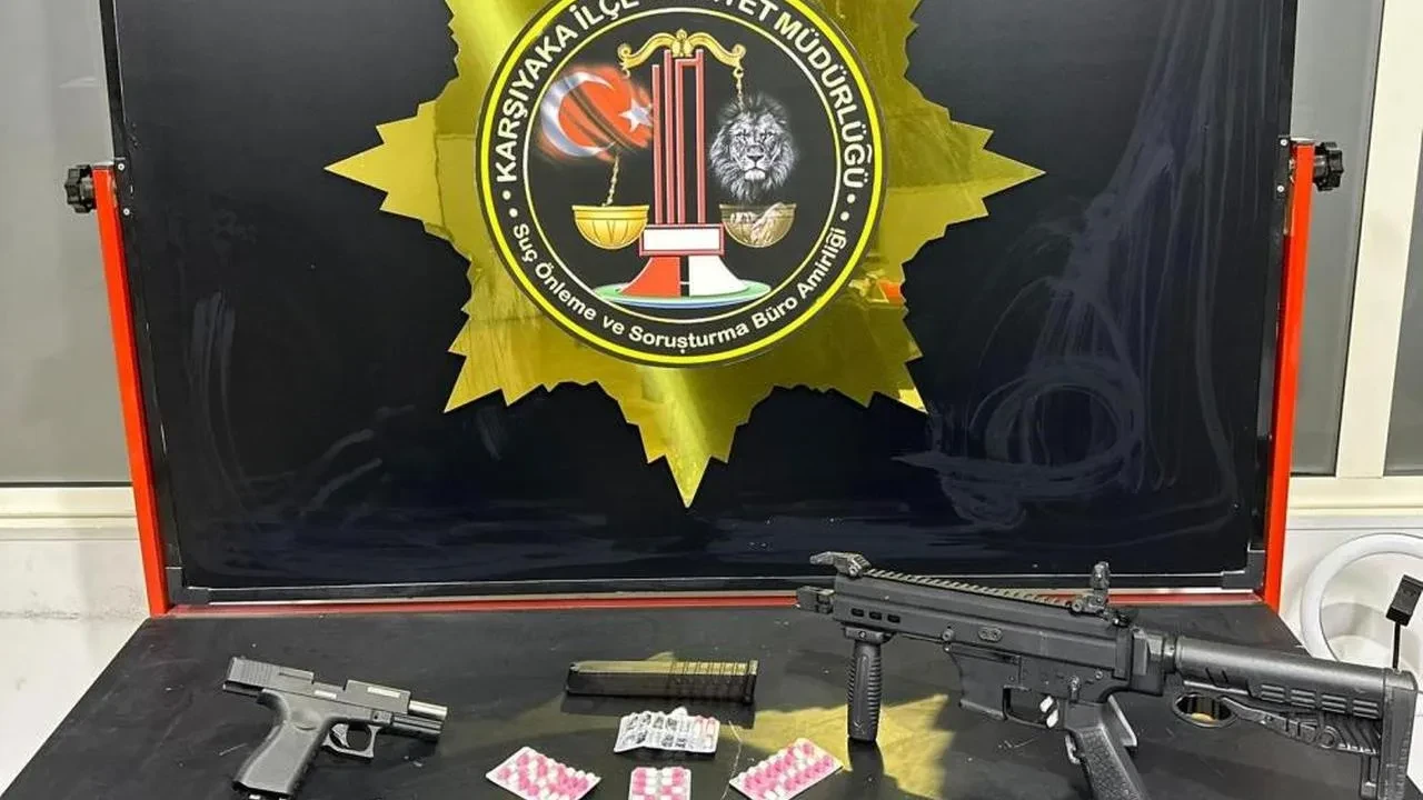 İzmir'de operasyon: Otomatik silahlı saldırganlar kıskıvrak yakalandı