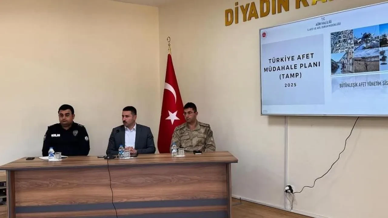 Diyadin'de afet hazırlık toplantısı yapıldı: Hangi kararlar alındı?
