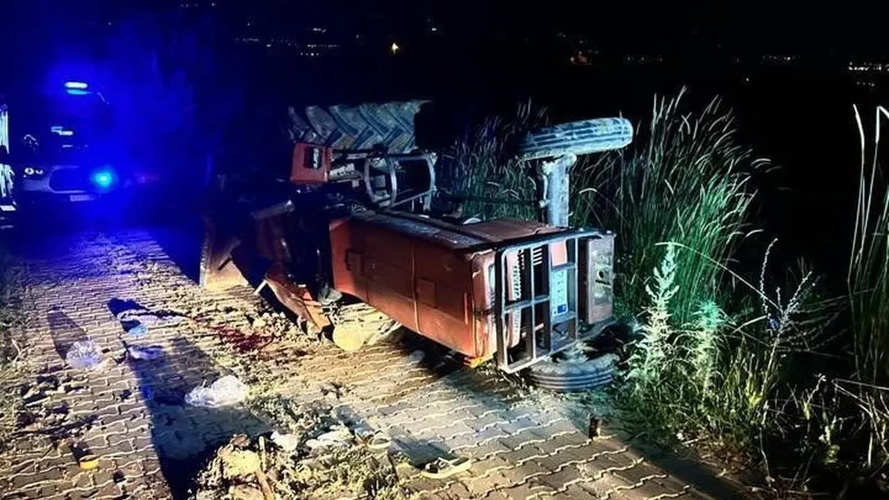 Manisa'da traktör kazası: 1 ölü, 1 yaralı