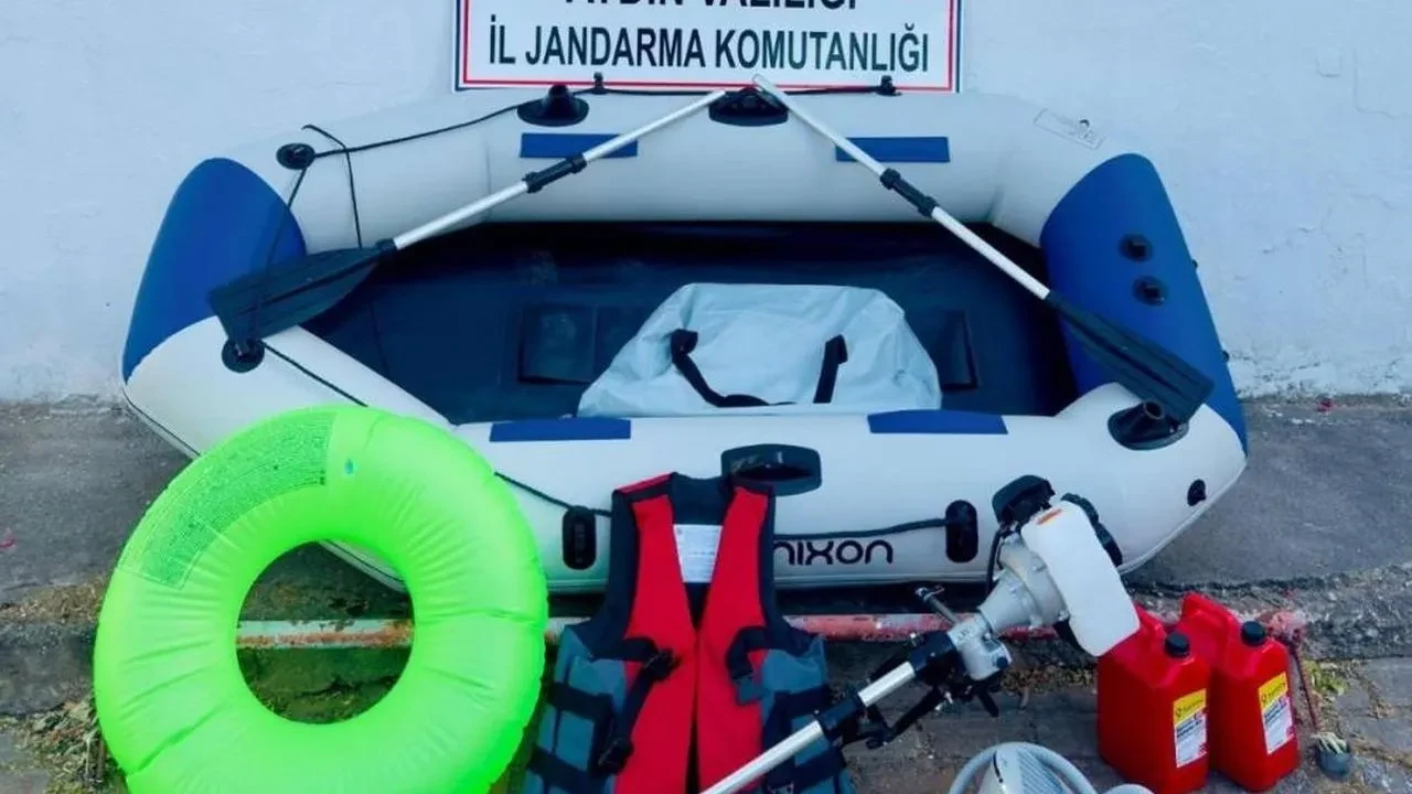 Kuşadası'nda Sisam Adası'na kaçmaya çalışan göçmen yakalandı