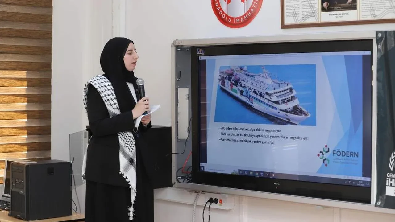 Filistinli öğrenciler Sivas'ta: Zulmü ve insanlık dramını anlattılar, peki neler konuşuldu?