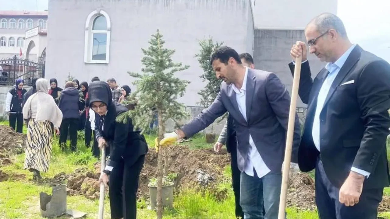 Yeşeren umutlar, filizlenen gelecek: Patnos'ta fidanlar toprakla buluştu