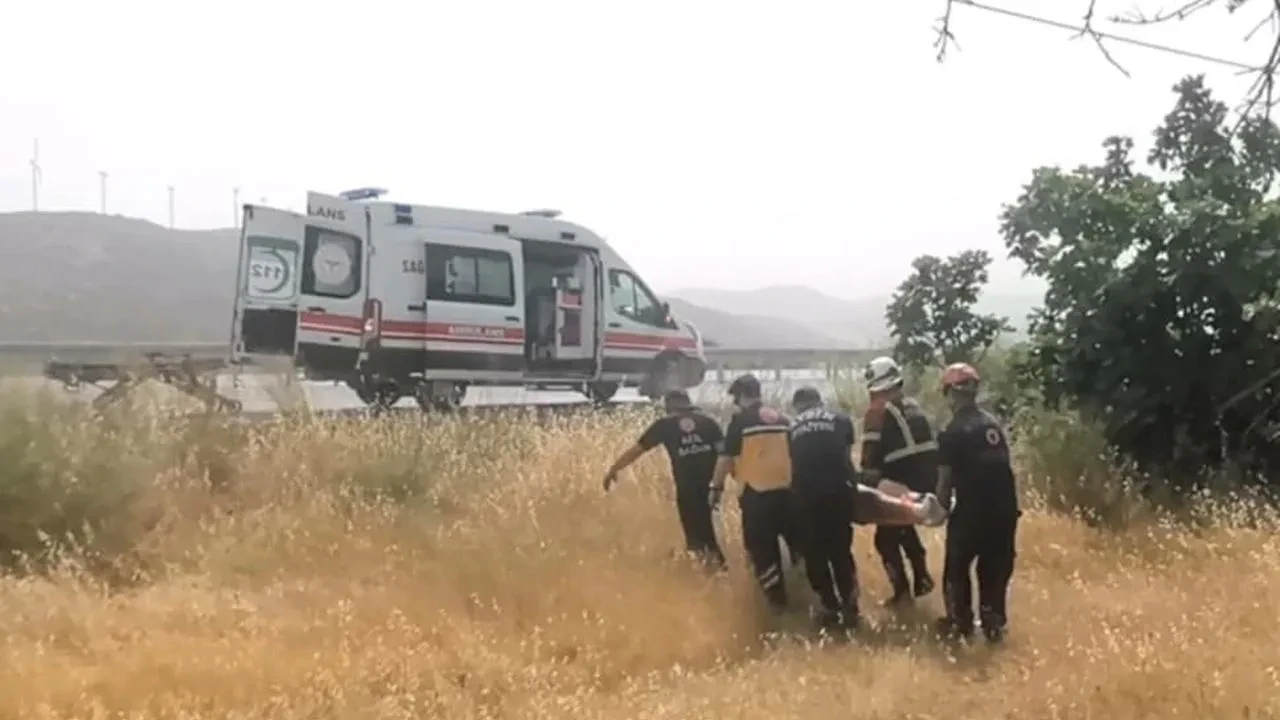 Didim'de kontrolden çıkan araç kaza yaptı