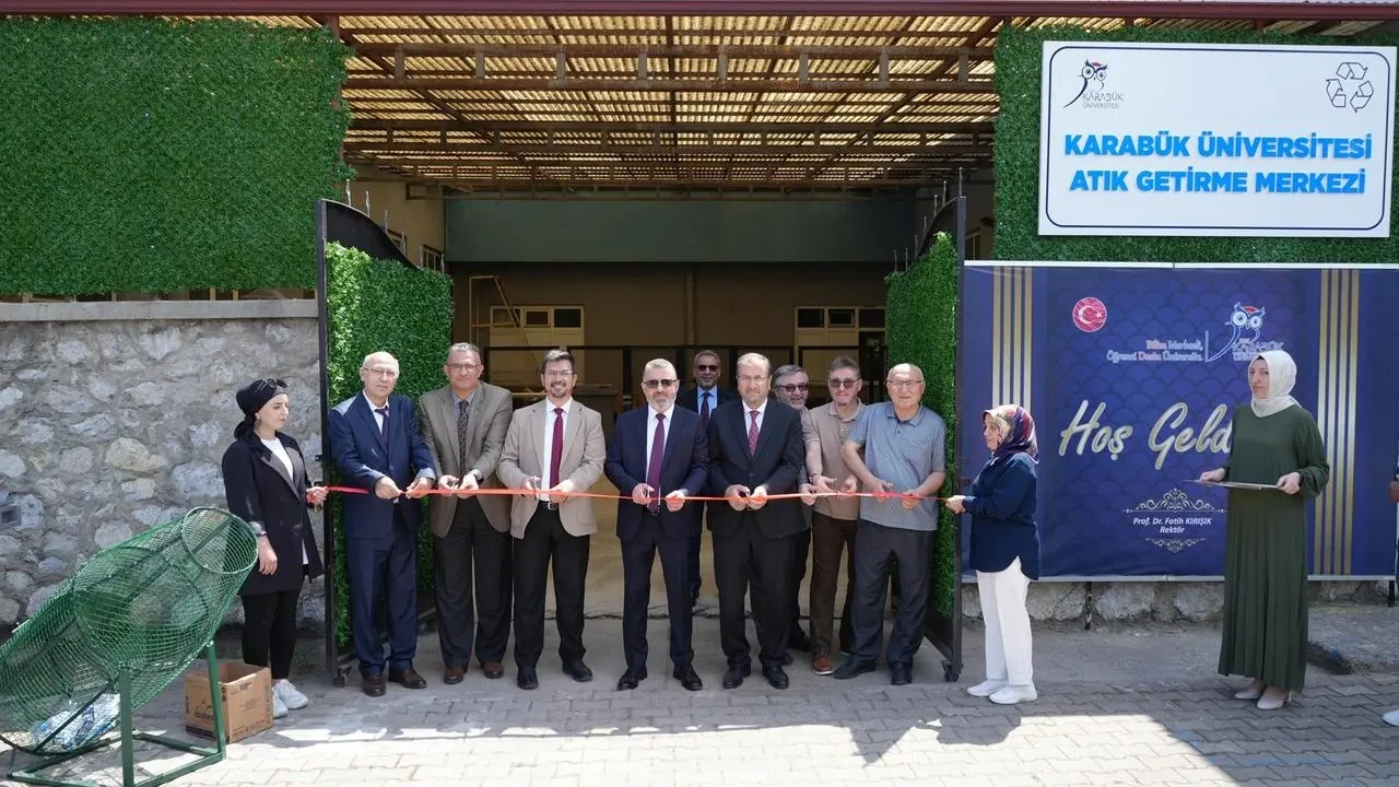 Karabük Üniversitesi sıfır atık merkezi hizmete açıldı