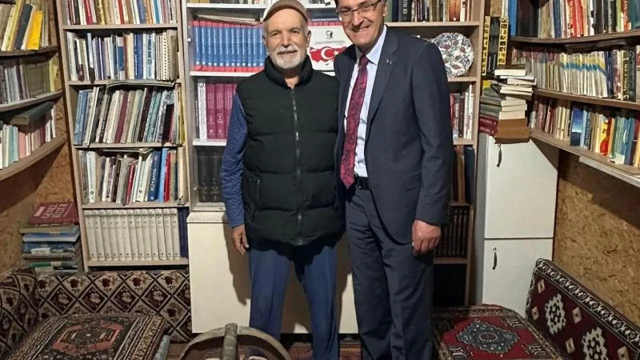 Kütahya Belediye Başkanı Kahveci'den kalp krizi geçiren Yeşil'e geçmiş olsun ziyareti