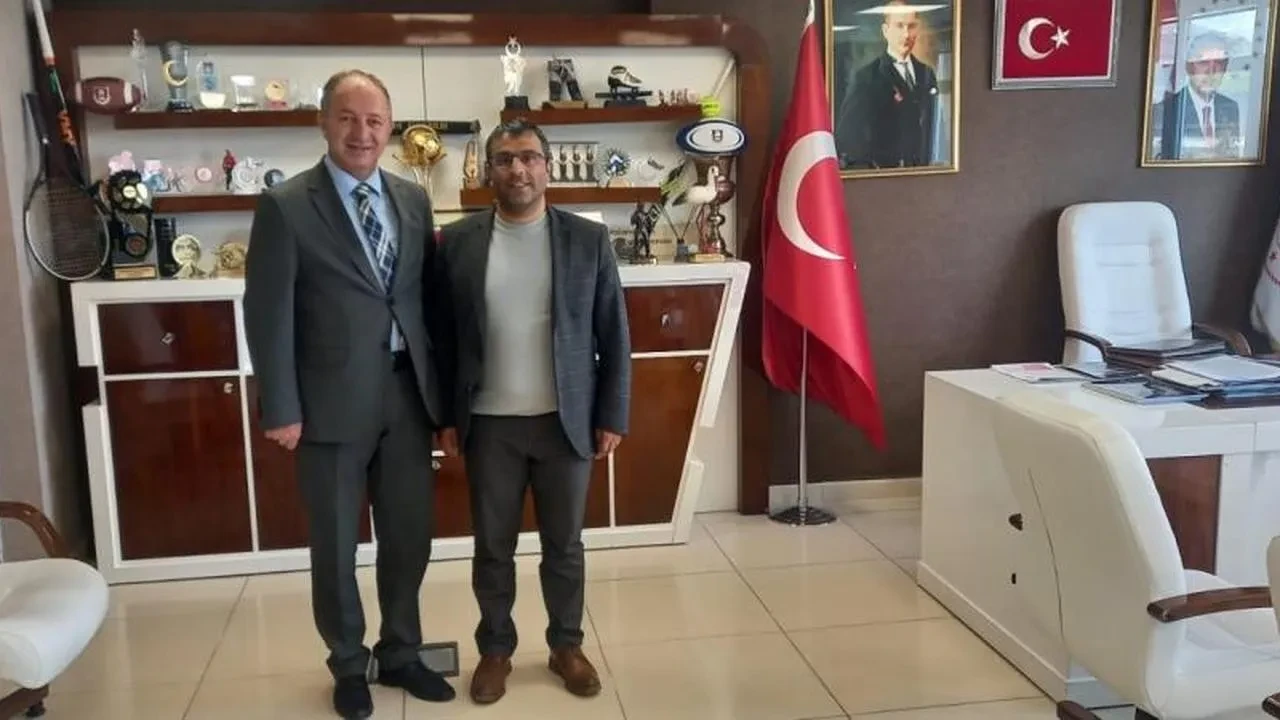 Erzurum'a spor yatırımı: Prof. Dr. Taş'tan Levent Çakmur'a hayırlı olsun ziyareti
