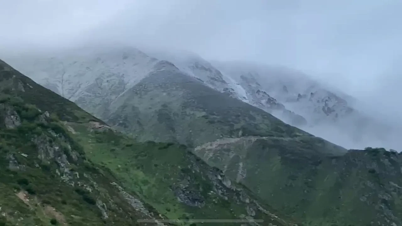 Rize Kavrun Yaylasına haziran ayında kar yağdı