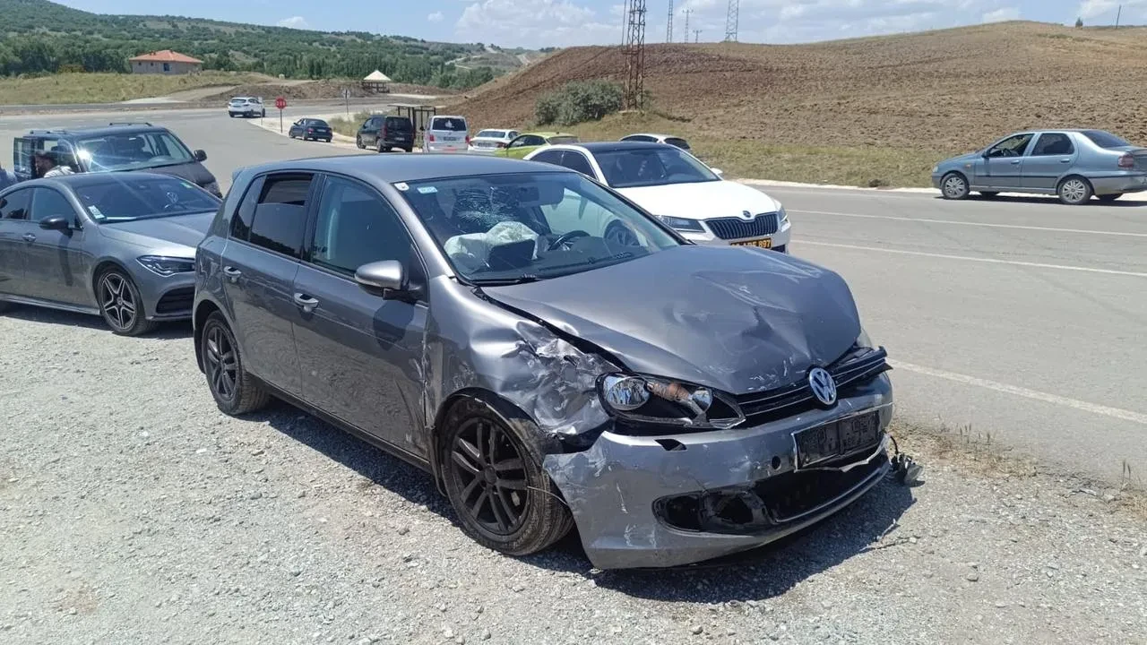 Yozgat Araplı Kasabası tehlikeli noktada kaza yaşandı