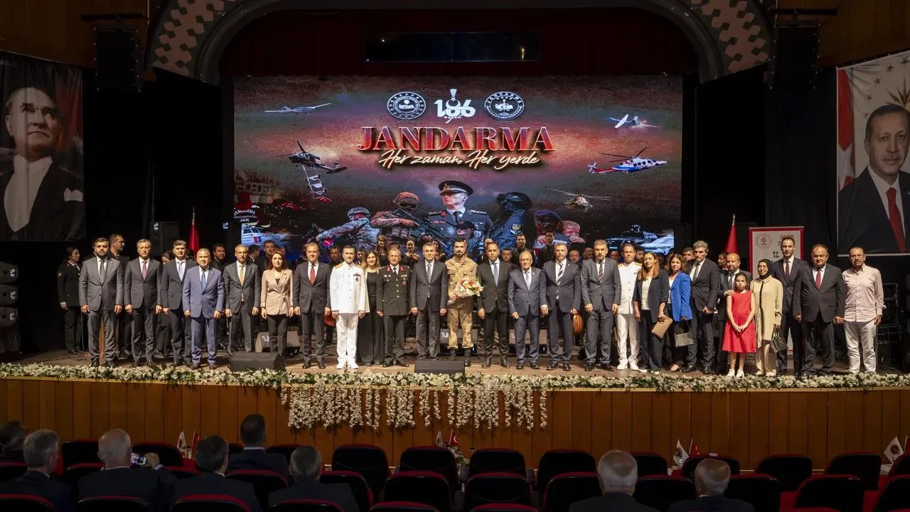 Mersin Jandarma Teşkilatı 186 yıl coşkuyla kutlandı