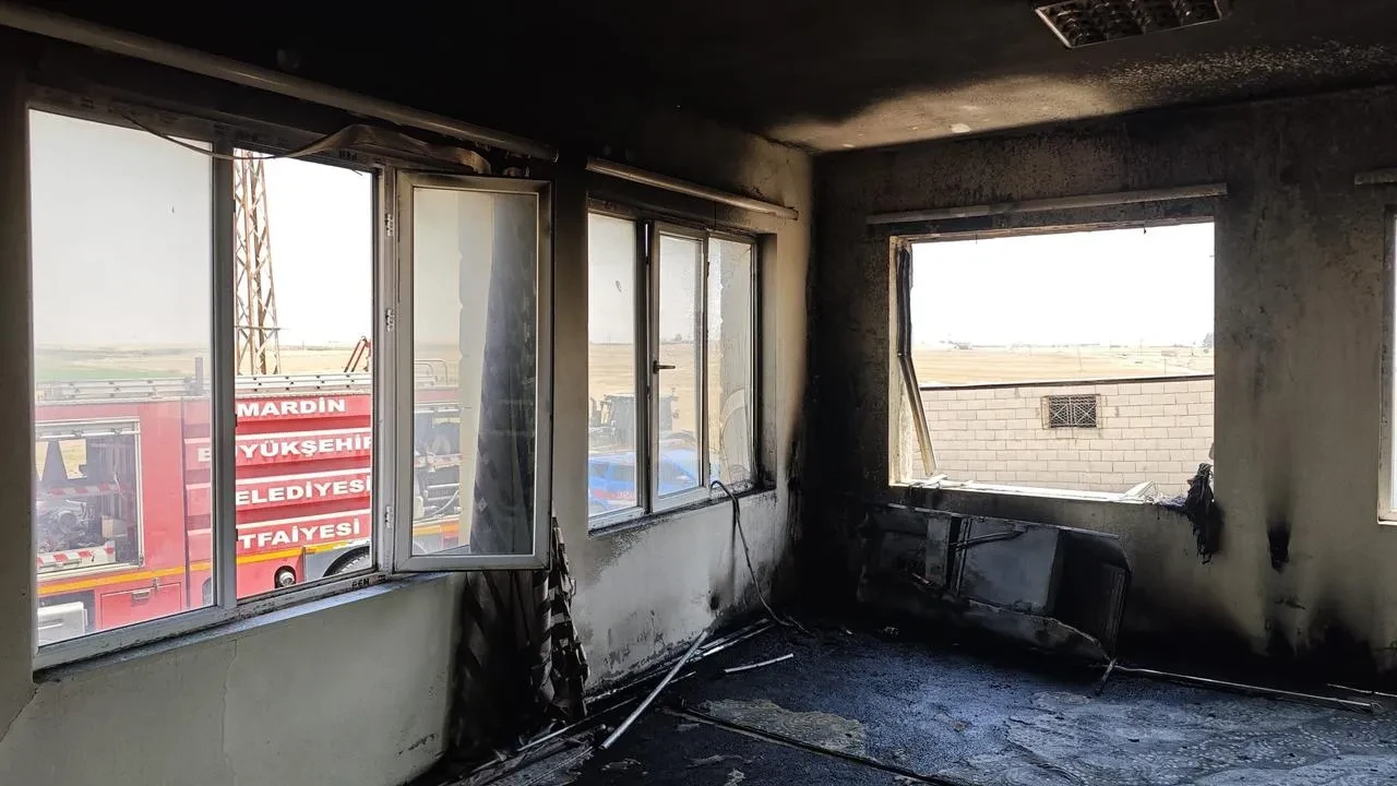 Mardin Kızıltepe taziye evindeki yangın kontrol altına alındı