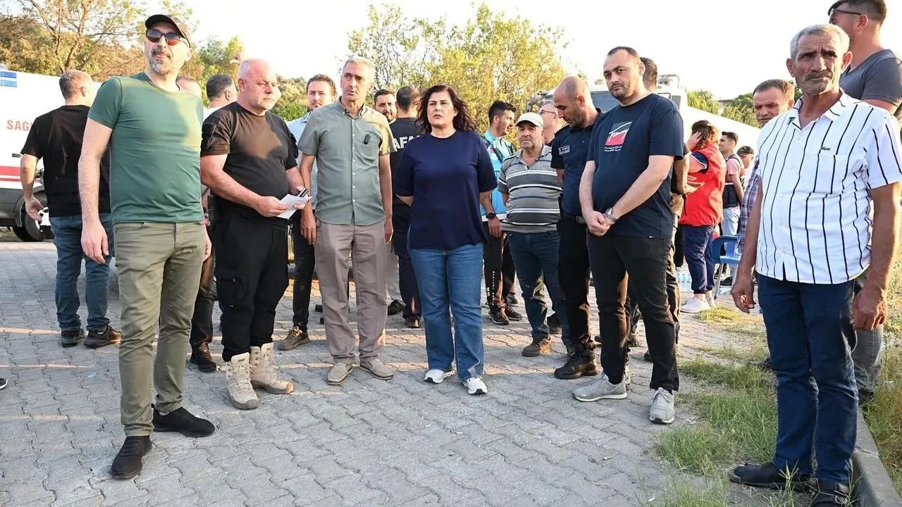 Başkan Çerçioğlu Söke yangın bölgesine müdahale etti