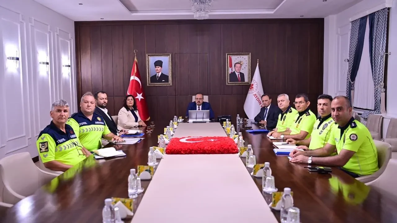 Aydın trafik güvenliği için yetkililer bir araya geldi