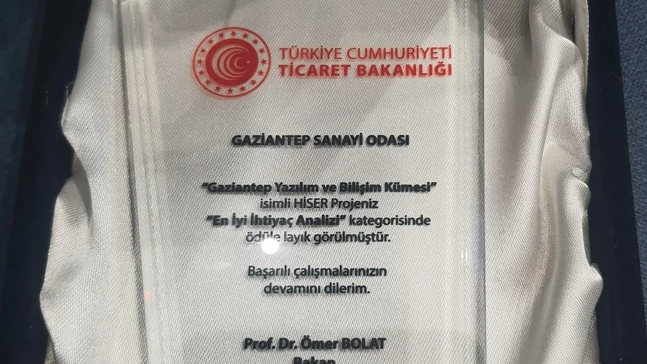 Ticaret Bakanlığından GSO büyük ödülle döndü