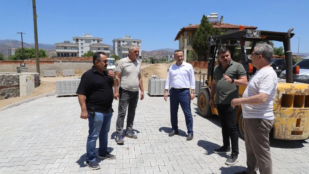 Nazilli Belediyesi Dallıca Mahallesinde yol yapımına başladı