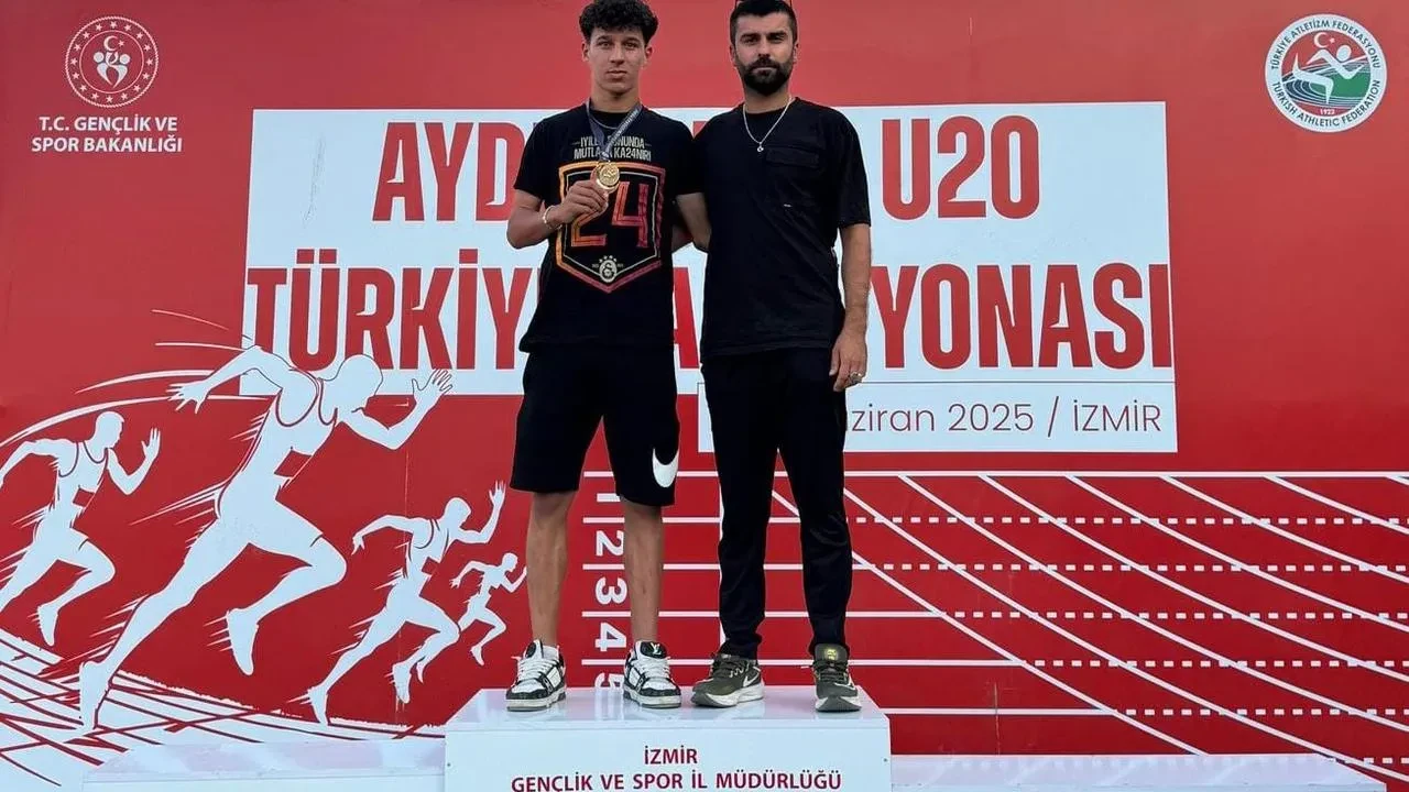 Gaziantepli Furkan Kanlı Türkiye atletizm şampiyonu oldu