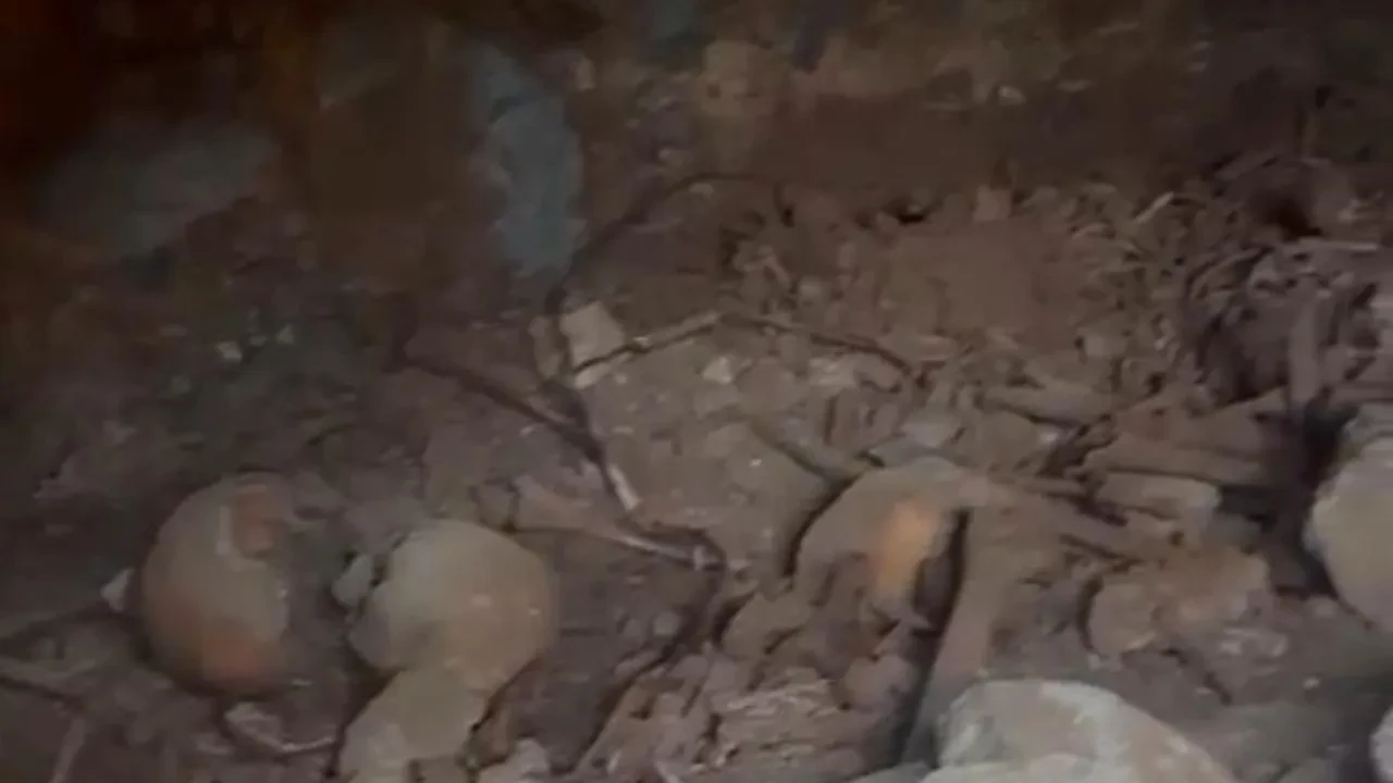 Kahramanmaraş Doluca Mahallesinde tarihi mağara mezar bulundu