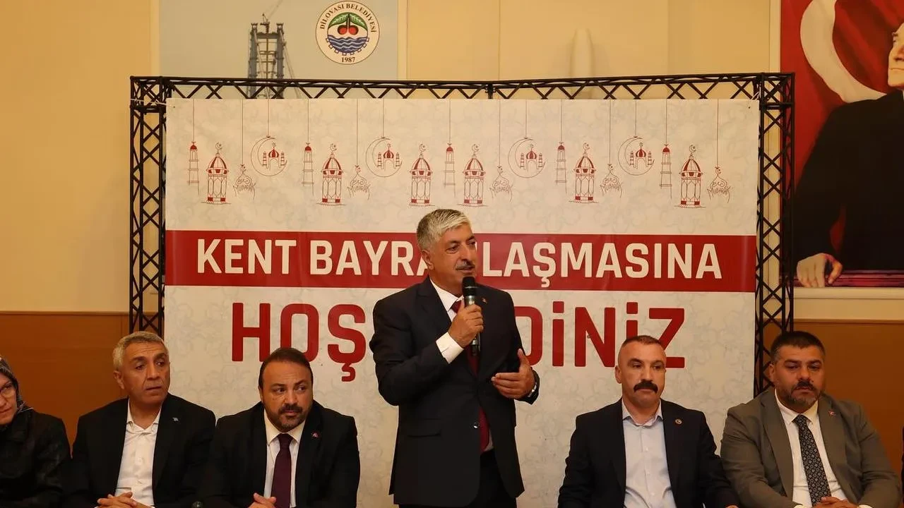 Dilovası bayramlaşmasında Gazze için anlamlı mesaj verildi