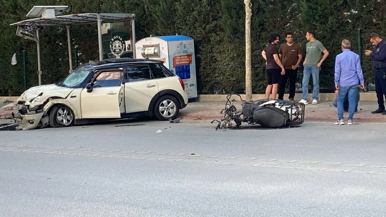 Konyada motokurye kazasında sürücü cezaevine gönderildi