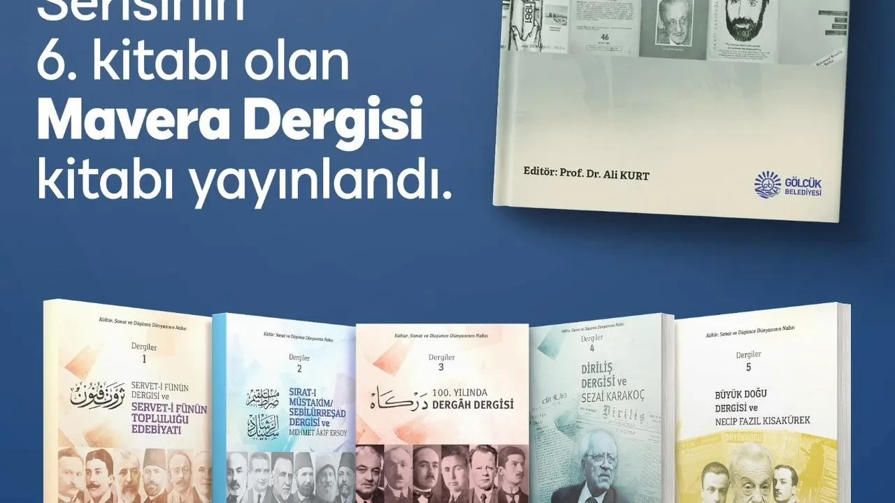 Gölcük Belediyesi Mavera Dergisi kitabını yayınladı